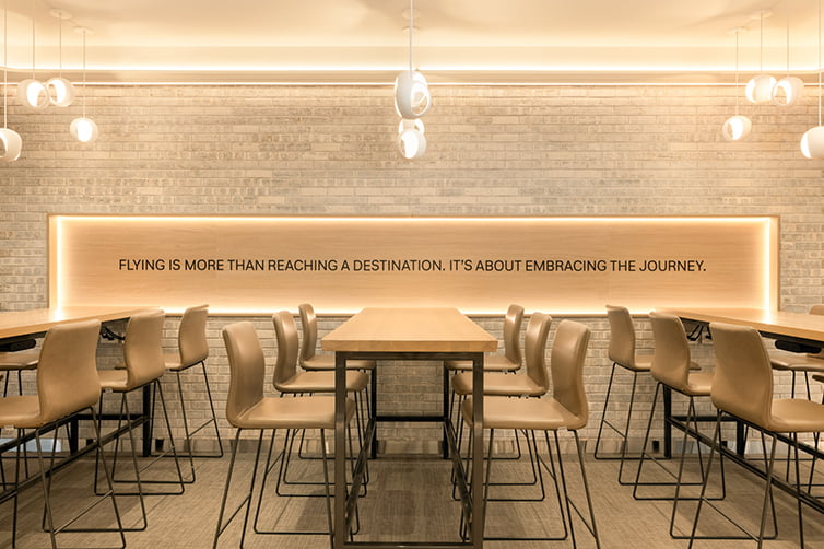 Master Oak in Lufthansa lounge Newark Airport